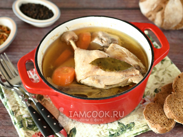 Утка вареная, рецепт с фото