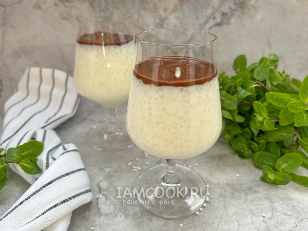 Пудинг из тапиоки, рецепт с фото