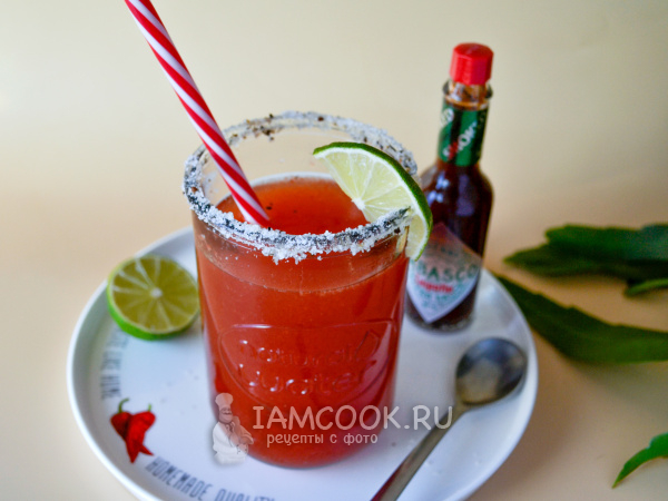 Мичелада (мексиканский коктейль с томатным соком), рецепт с фото