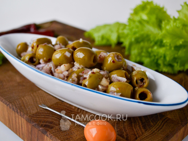 Закуска из оливок, рецепт с фото