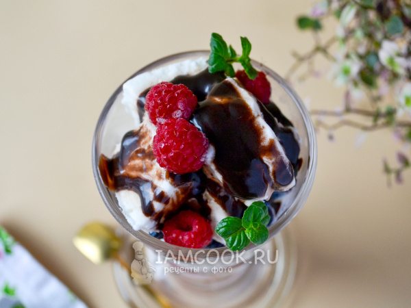 Мороженое «Сандей» (десерт), рецепт с фото