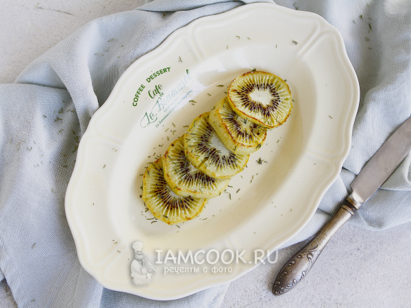 Жареное киви, рецепт с фото