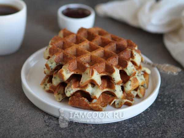 Вафли с семенами чиа, рецепт с фото