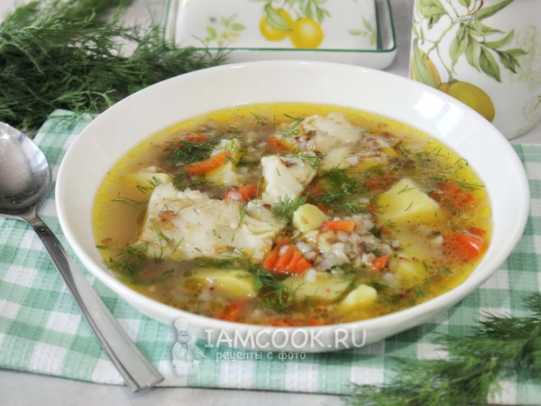 Рыбный суп с гречкой, рецепт с фото