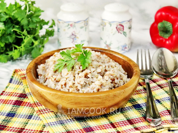 Гречневая каша (размазня), рецепт с фото