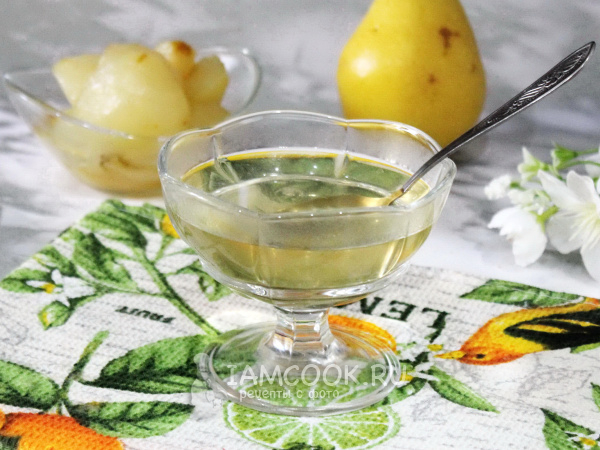 Грушевый сироп, рецепт с фото