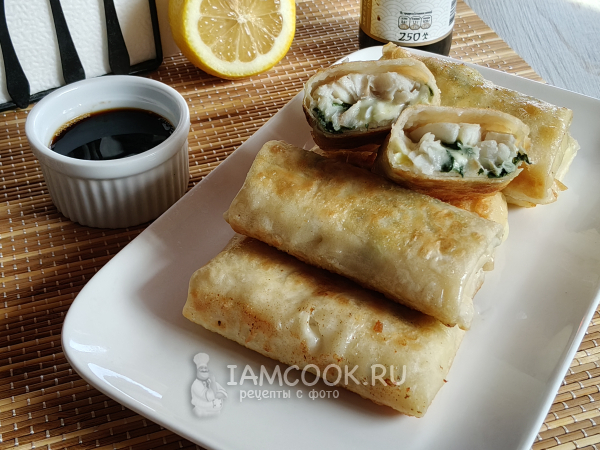 Рыба в тесте фило, рецепт с фото