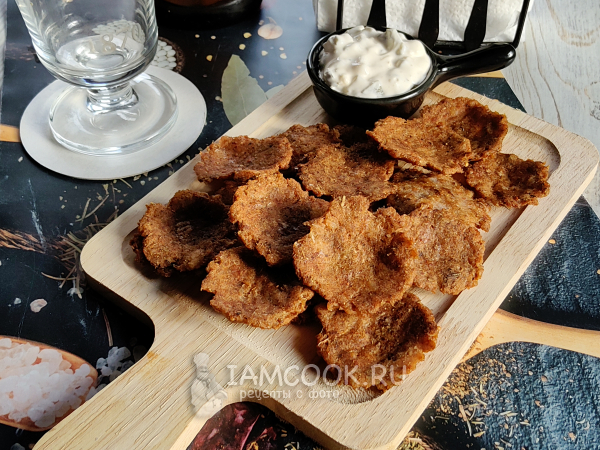 Рыбные чипсы, рецепт с фото