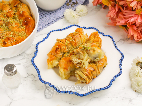 Пахлава с фисташками, рецепт с фото