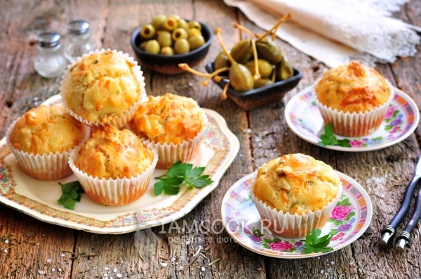 Маффины с курицей