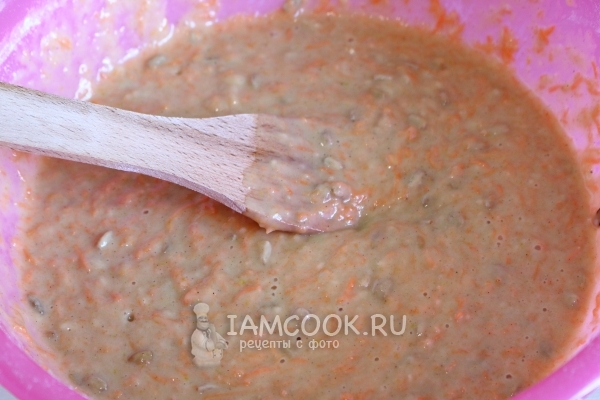 Размешать тесто