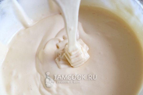 Размешать тесто