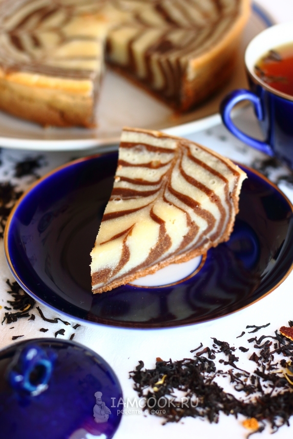 Рецепт кекса «Зебра» на сметане