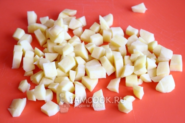Порезать картофель