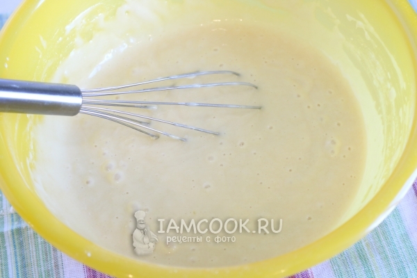 Размешать тесто