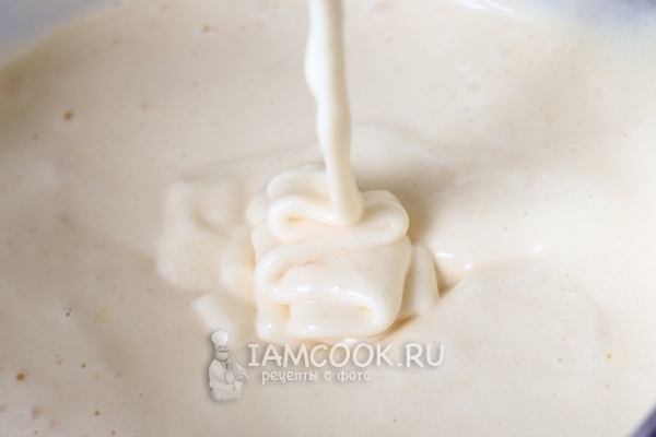 Размешать тесто