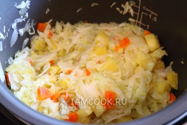 Потушить овощи