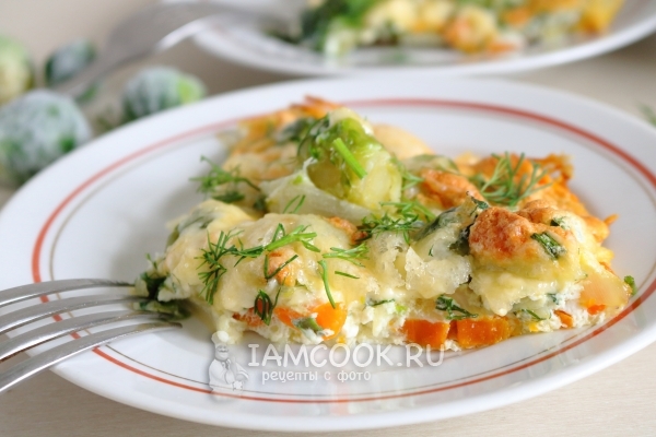 Фото белкового омлета в духовке