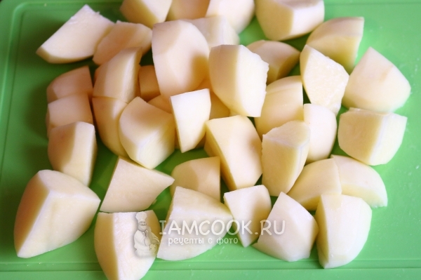 Порезать картофель