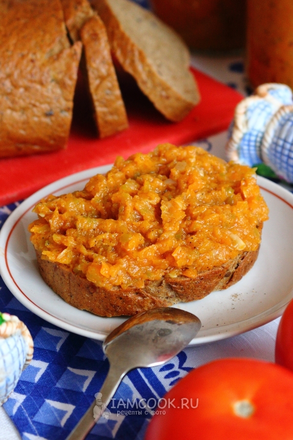 Фото кабачковой икры на зиму «Пальчики оближешь»