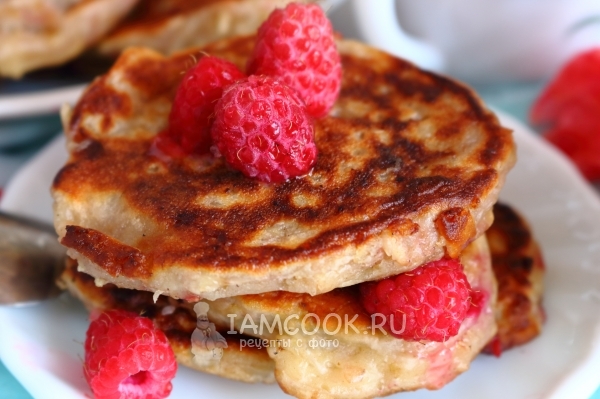 Фото оладий из овсяной каши