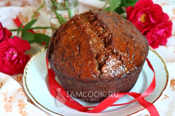 Фото постного морковного пирога