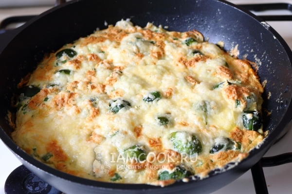 Белковый омлет в духовке