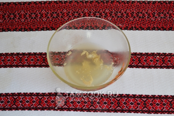 Залить желатин бульоном