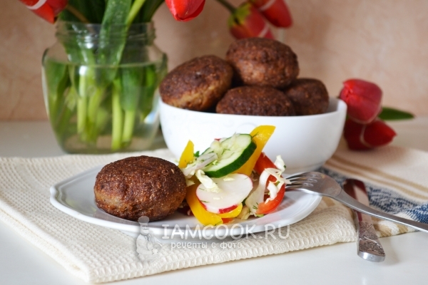 Готовые котлеты из утки