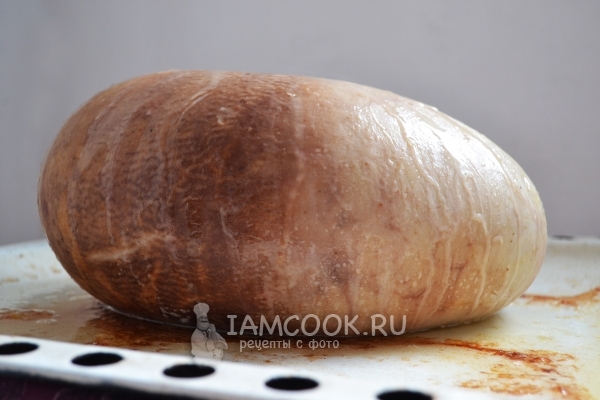 Запечь сальтисон в духовке