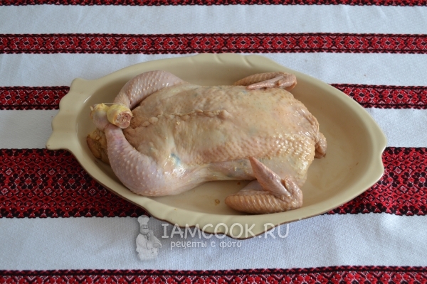 Зашить кожу курицы