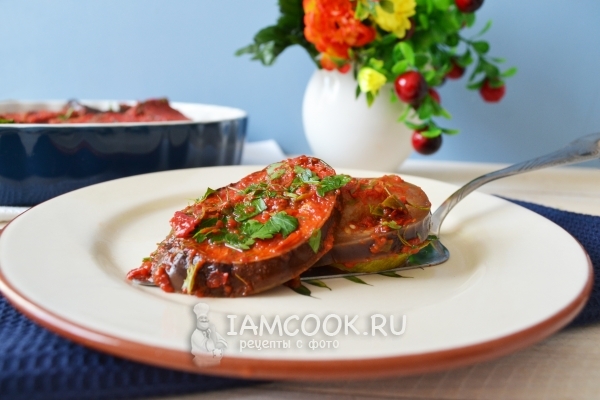 Фото кабачков и баклажанов, запеченных в духовке