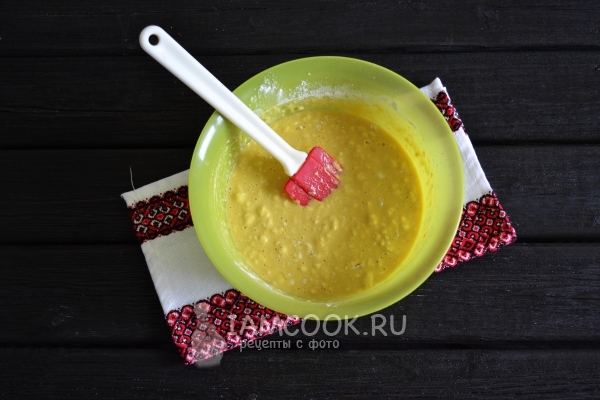 Размешать тесто