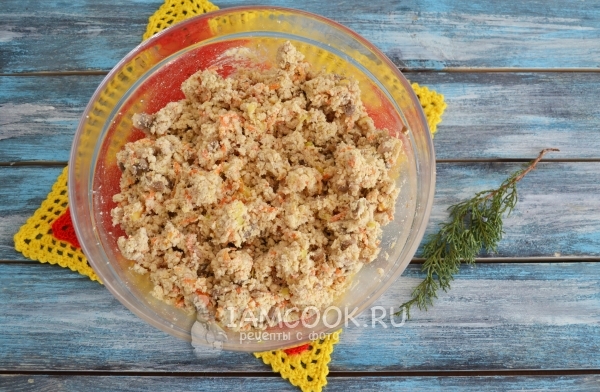 Размешать начинку