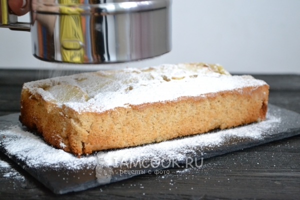 Посыпать манник сахарной пудрой