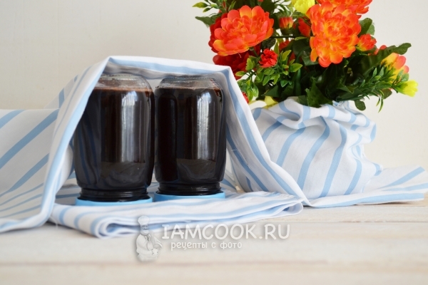 Готовый мармелад из черной смородины на зиму