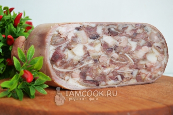 Сальтисон из свиной головы