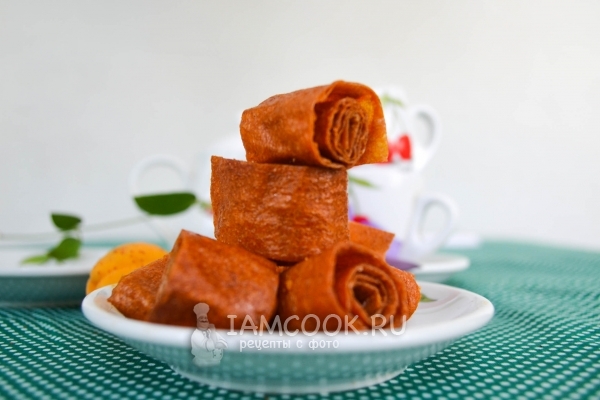 Фото пастилы из абрикосов в домашних условиях