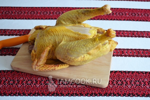 Почистить курицу