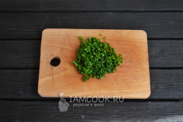 Порезать зелень