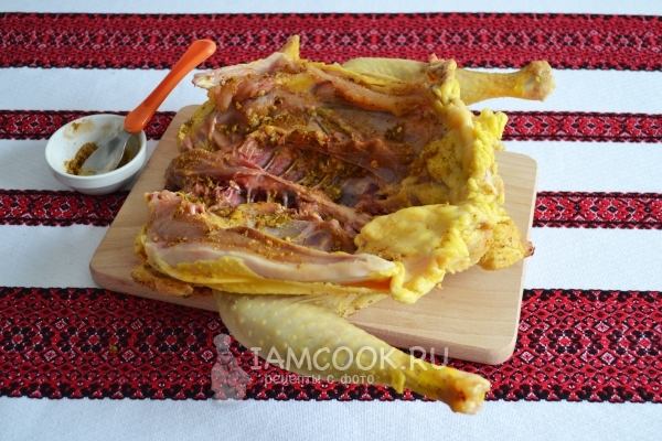 Замариновать курицу