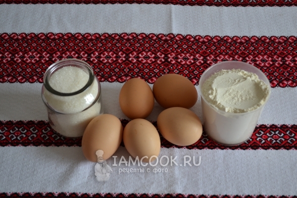 Ингредиенты для бисквита