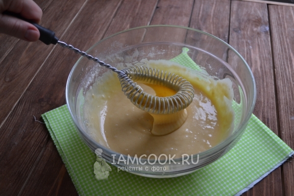 Размешать тесто