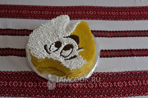 Украсить торт кремом