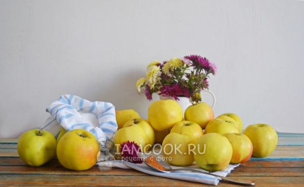 Ингредиенты для яблочного джема в мультиварке на зиму