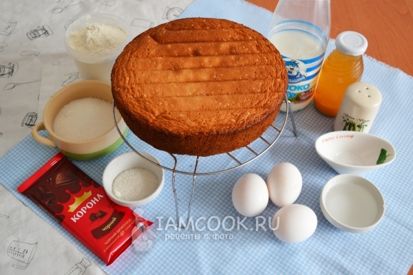 Ингредиенты для торта «Холодное сердце»