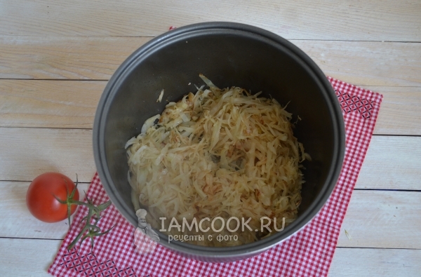 Обжарить капусту