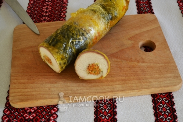 Порезать рыбу на кусочки