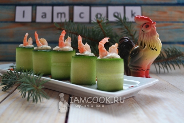 Рецепт огуречных роллов