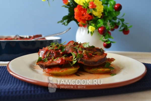Рецепт кабачков и баклажанов, запеченных в духовке